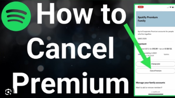 como cancelar spotify premium